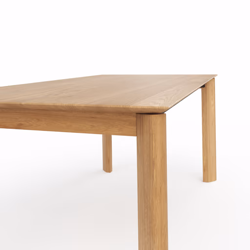 Esstisch Hillsboro - ausziehbar, LB ca. 180x95 cm, Wildeiche massiv