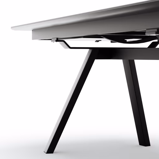 Esstisch Sedana - ausziehbar, LB ca. 200x100cm, Keramik, Schiefergrau