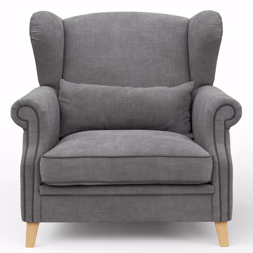 Sessel Mapleton - Stoff, Anthrazit