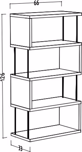 Regal - B ca. 66 cm, Pinegrün