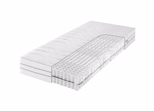 Tonnentaschenfederkern-Matratze EM Soft - Liegefläche ca. 90x200 cm