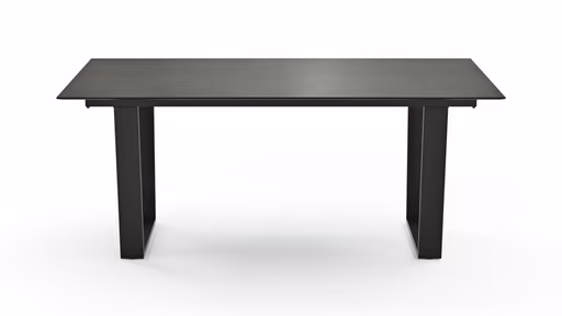 Esstisch Dinner - LB ca. 180x95 cm, Kunststoff, Dunkelgrau