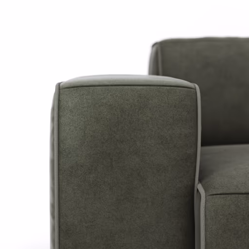 Sofa Elementos - 3 Sitzer, Stoff, Olive