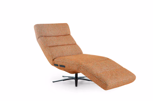 Einzelliege EM Cres - Relaxfunktion elektrisch, Stoff, Orange