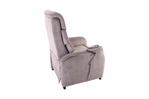 TV-Sessel - Aufstehhilfe, Relaxfunktion, Kopfteilverstellung, Stoff, Grau