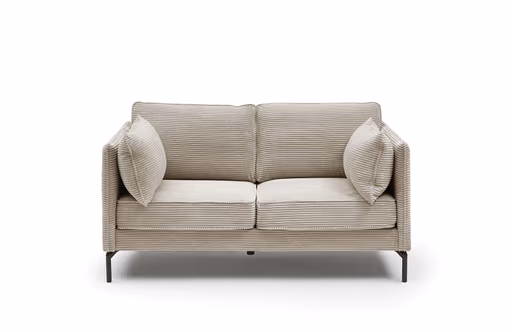 Sofa - 2-Sitzer, Stoff, Beige