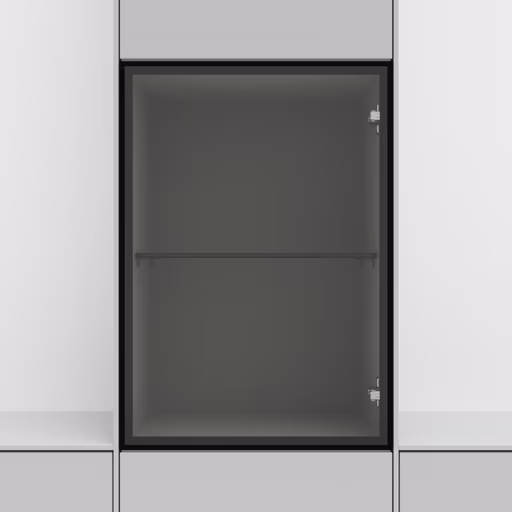 Wohnwand Medio - Lack, Weiß