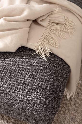 Ecksofa Collina - Longchair links, 2,5-Sitzer inkl. Sitztiefen- u. Armlehehnenverstellung, Stoff, Dunkelgrau