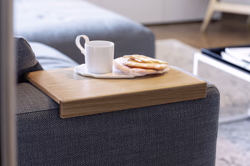 Ecksofa Juni - 1,5-Sitzer mit Longchair rechts, Stoff, Petrol