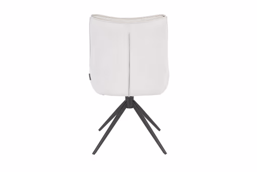 Stuhl MANDY - drehbar, Stoff, Silbergrau