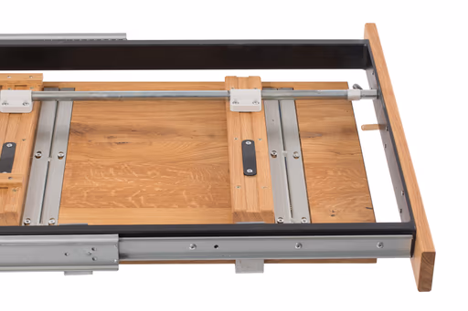 Esstisch - ausziehbar, LB. ca. 180x90 cm, Eiche massiv