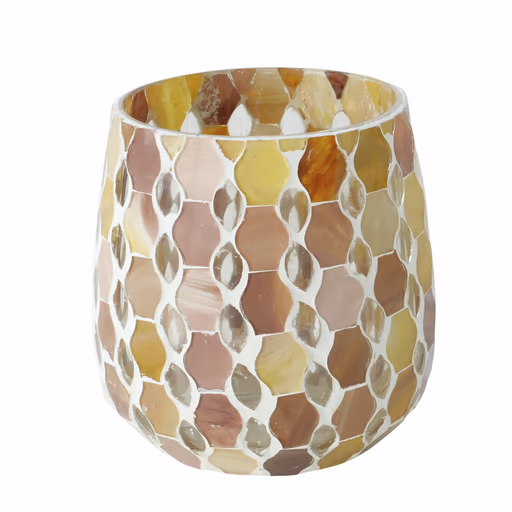 Deko-Vase - HØ ca. 12,5x12 cm, Beige