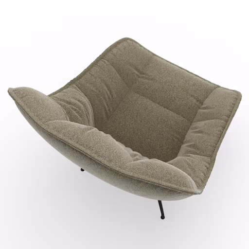 Sessel Unn - Stoff, Eukalyptus