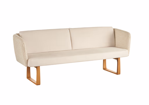 Polsterbank - Breite ca. 224 cm, Mehrfarbig