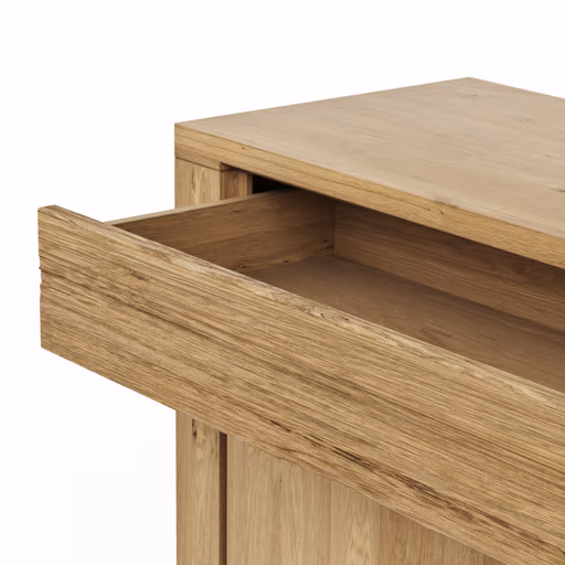 Sideboard Bakersfield - Schublade geschroppt, Asteiche massiv, geölt