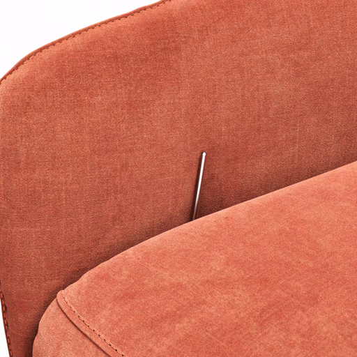 Relaxsessel Clemens - Größe M, inkl. Relaxfunktion, Stoff, Pfirsich