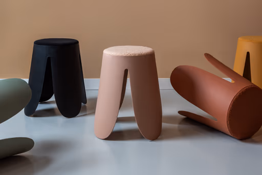 Sitzhocker - HD ca. 46x44 cm, Jade