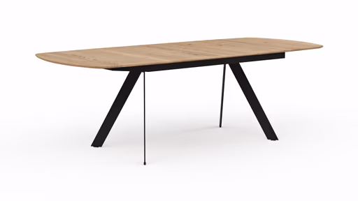 Esstisch Dinner - ausziehbar, LB ca. 180x100 cm, Eiche massiv