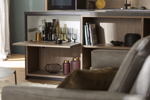 Inselküche 51.180 GL 1 522, Alvaro Schiefer Nachbildung