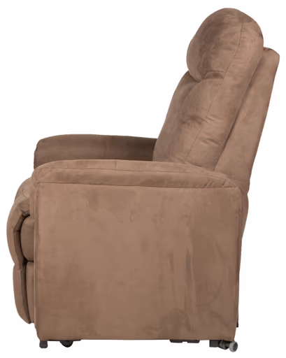 TV-Sessel - Aufstehhilfe, Relaxfunktion, Microfaser, Braun