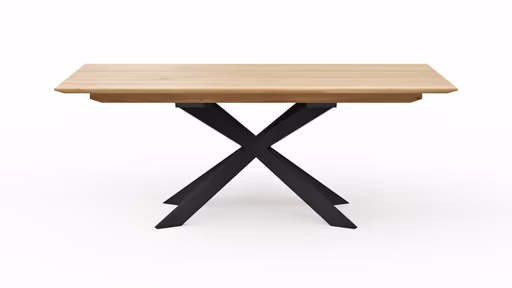 Esstisch Talara Lola - beidseitig ausziehbar, LB ca. 200x100cm, Wildeiche Bianco