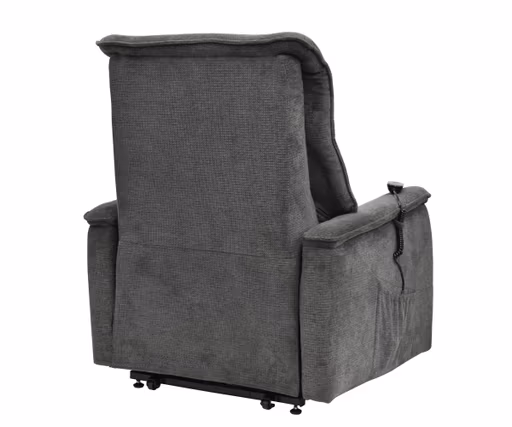 TV-Sessel MIKLAS - Aufstehhilfe, Relaxfunktion, Stoff, Grau