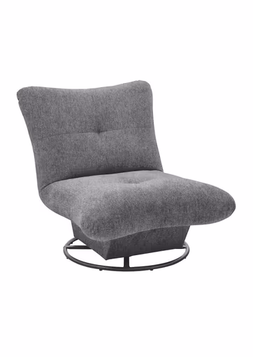 Drehsessel - Stoff, Anthrazit