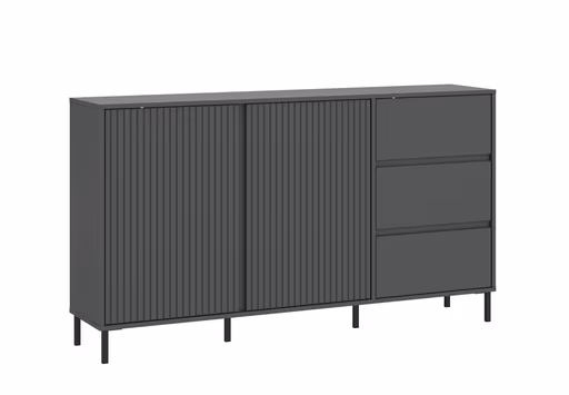 Sideboard - B ca. 158 cm, Anthrazit