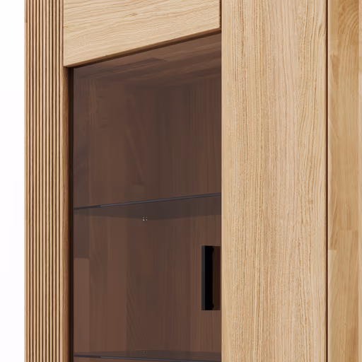 Vitrine Estana - Eiche massiv, legno