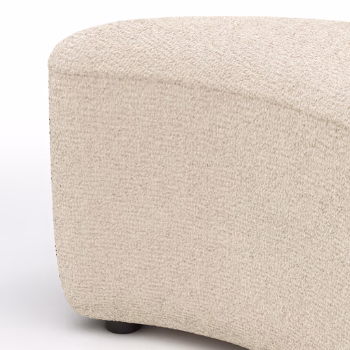 Anstellhocker Karasu - Stoff, Natur