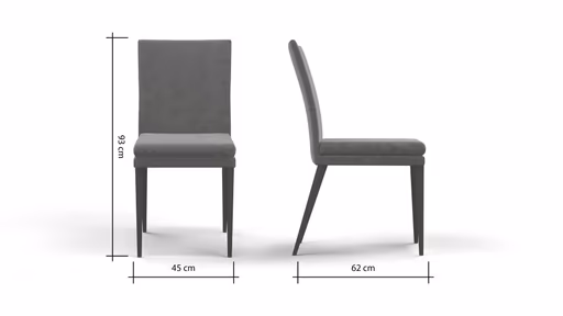 Stuhl Saragossa - Stoff, Eukalyptus