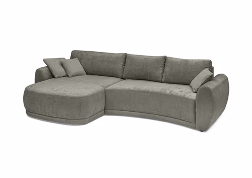 Ecksofa JOSUA - 3-Sitzer, Ecke rechts, Stoff, Olive