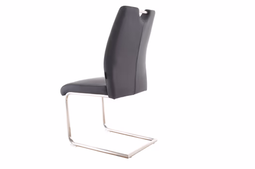 Freischwinger MICHI - Stoff, Schwarz