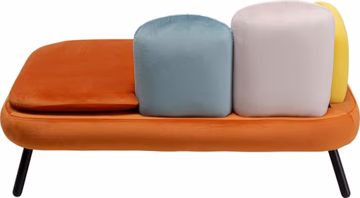 Hund/Katzenbett - BHT ca. 84,5x47x54 cm, Orange