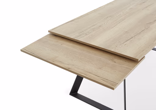 Esstisch - ausziehbar, LB ca. 180(270)x90 cm, Eiche