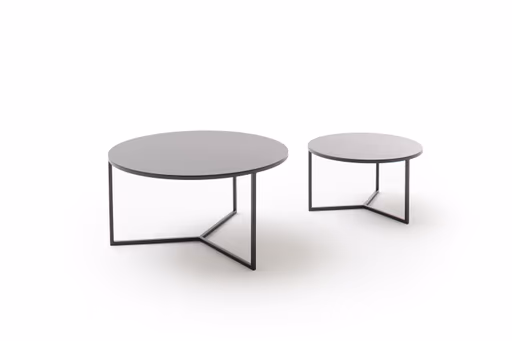 Couchtisch Joan 4 - LBH ca. 58x58x33 cm, Metall, Schwarz