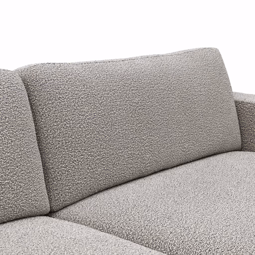 Megasofa Juni Lounge - B ca. 292 cm, Stoff Navy-Beige