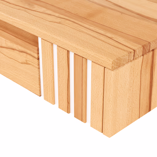  Nachtkonsole Tigris - rechts, Kernbuche massiv, geölt