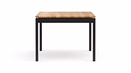 Esstisch Farmingdale - ausziehbar, mit Alubeschlag, LB ca. 200x100 cm, Eiche massiv, natur geölt