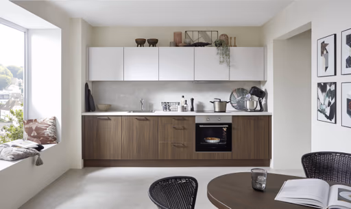 Küchenzeile 33.160 3 325, Nussbaum