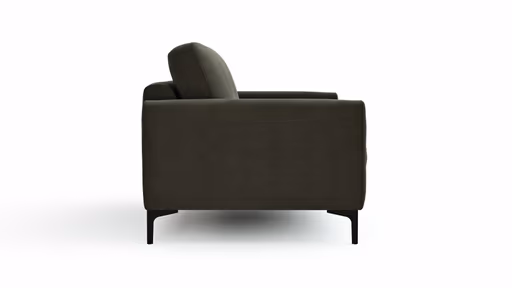 Sofa Oviedo - 2-Sitzer, Stoff, Braungrün