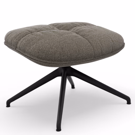 Hocker Unn - Stoff, Taupe