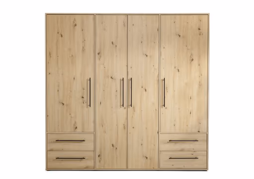 Drehtürenschrank FATHIE- B ca. 206 cm, Eiche Dekor
