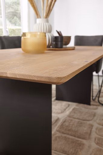 Esstisch Tucson - LB ca. 200x95 cm, Wildeiche massiv