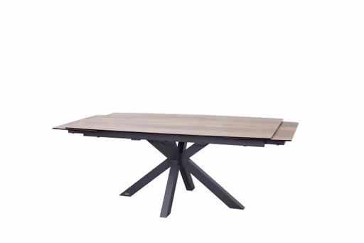 Esstisch MELANIA - ausziehbar, LB ca. 180x95, Keramik, Braun