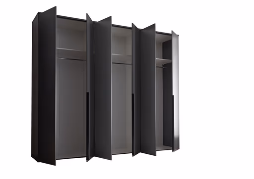 Drehtürenschrank- B ca. 270 cm, Graphit