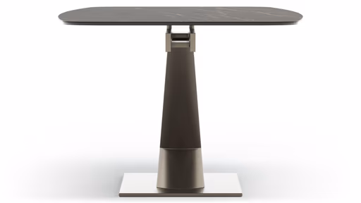 Esstisch Savona - LB ca. 280x100 cm, Fix, Keramik, Schwarz, Bootsform