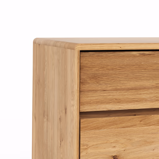 Mediaboard Hillsboro - Wildeiche natur, geölt