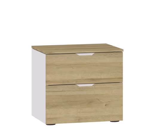 Nachtkommode JOIN IT- Eiche Dekor, Weiß