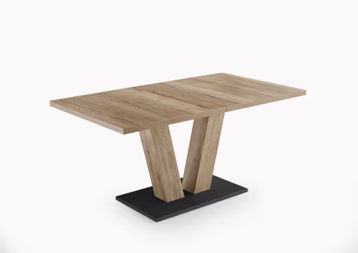 Esstisch EM Simuni - ausziehbar, LB ca. 140(220)x90 cm, Halifax natur